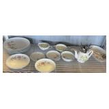 Syracuse China Rose Pattern Dishware