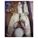 Decorative Porcelain Collection with Figurines