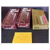 Three Boxes of 22-250 Remington Ammunition