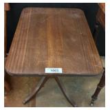 Rectangular Wood Accent Table, Tripod Base