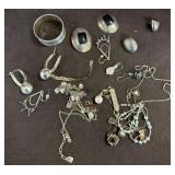 Scrap and Damaged Sterling Jewelry