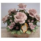 Capodimonte Limited Edition Floral Basket
