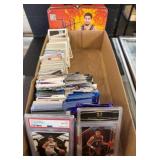 Basketball Cards and Signed Tin