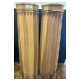 14x48 Wooden Fluted Column Covers