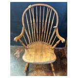 Windsor-Style Hoop-Back Rocking Chair