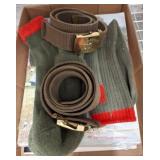 Boy Scouts Items with Belts, Socks, and Booklets
