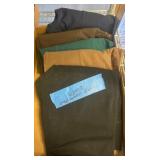 Fabric Scraps in Various Colors and Sizes