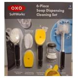 Oxo 6-Piece Soap Dispensing Cleaning Set
