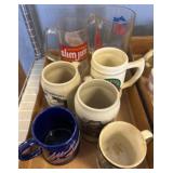 Beer Steins and Glass Mugs