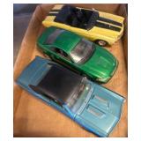 Three Diecast Model Cars