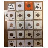 1916-1937 Lincoln Wheat Cent Collection