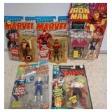 Marvel and X-Men Action Figure Lot, Assorted Types