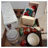 Holiday Decor and Ceramic Mugs