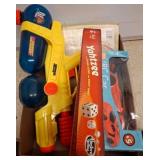 Box Lot with Toys and Board Games
