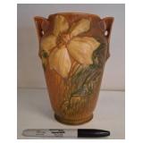 Roseville Pottery Vase with Floral Relief