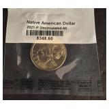 2021-P Native American Dollar Uncirculated
