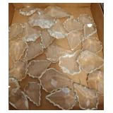 Faceted Glass Chandelier Prisms