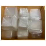 Clear Plastic Hinged Food Containers