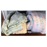 Two Textured and Patterned Comforters