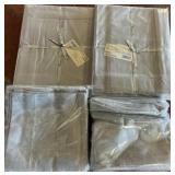 Tablecloths and Napkins in Gray Tone