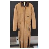 Dickies Tan Insulated Coveralls, Size Small