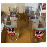 5 Coca-Cola 16-Oz Glass Tumblers