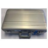 Zero Halliburton Aluminum Attache Case With Key