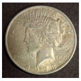 1923 Peace Silver Dollar Coin