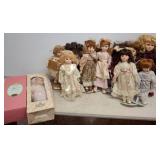 Porcelain Dolls, Including Boxed Collectibles