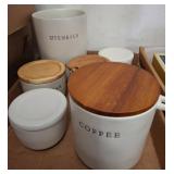 Hearth & Hand Stoneware Kitchen Canister Set
