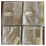 Cotton Tablecloths and Matching Napkins Set