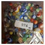 Bagged Assortment of Multi-Colored Marbles
