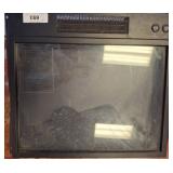 Electric Heater With Black Metal Housing