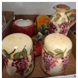 Wisteria Dinnerware Lot with Grapevine Motif