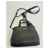 Guess Black Faux Leather Handbag With Strap