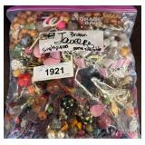Bag of Assorted Broken Jewelry and Beads