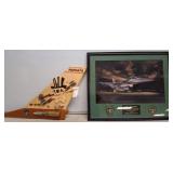 310th Tophats Plaque and Framed Jet Photograph