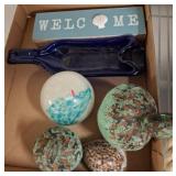 Decorative Items Including Glass and Ceramics