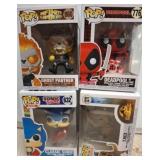 4 Funko Pop! Figures - Marvel, Sonic, Jurassic
