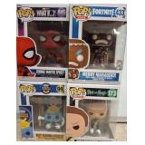 4 Funko Pop! Figures in Original Packaging