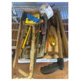 Hand Tools and Hacksaws in Box