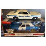 Two Police Die-Cast Model Cars, Different Themes