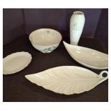 Lenox Ceramic Dishware and Vase Set, Gold-Trimmed