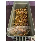 Plastic Ammo Storage Box With Ammunition