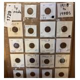 Lincoln Pennies 1918-1940s Collection