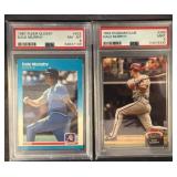 Two PSA-Graded Dale Murphy Baseball Cards