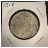 1887-P Morgan Silver Dollar Coin