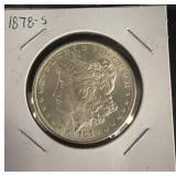 1878-S Morgan Silver Dollar in Holder