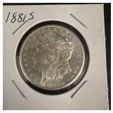 1881-S Morgan Silver Dollar Coin