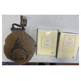 Heat-A-Seat Cushion and Two Modern Twin Sheet Sets